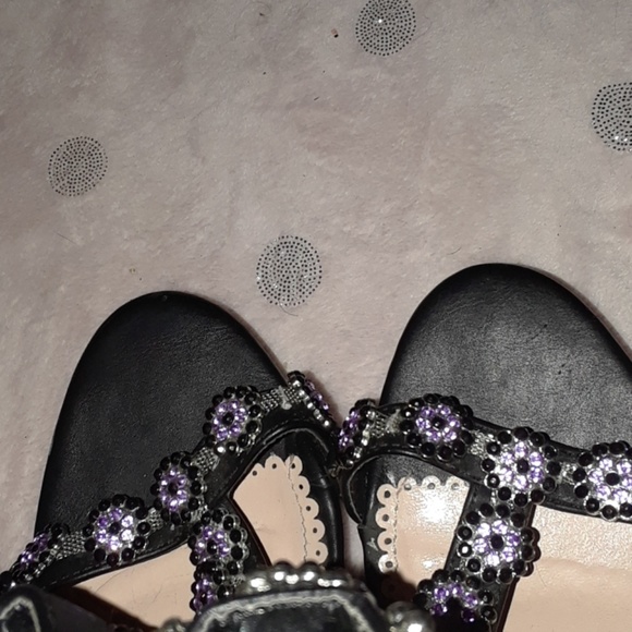 High Wedge Black, Creme Color. - Picture 6 of 6